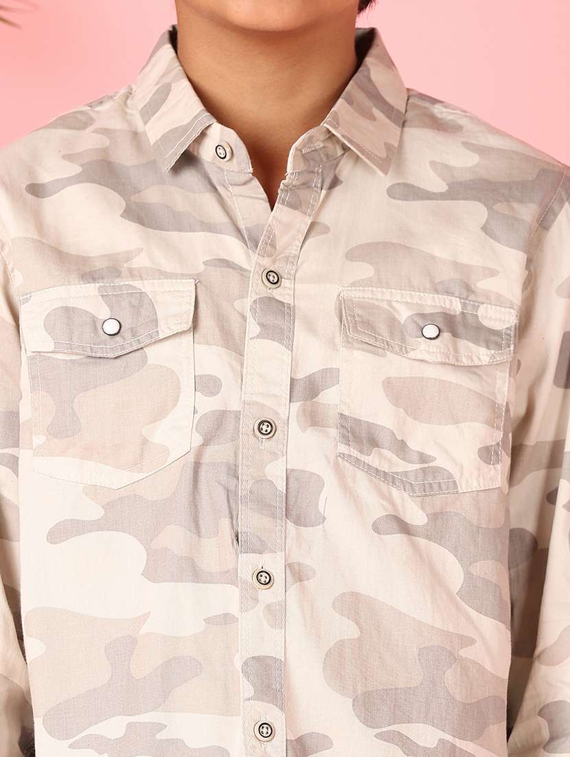 boys long sleeves printed shirt - 21520039 -  Standard Image - 5