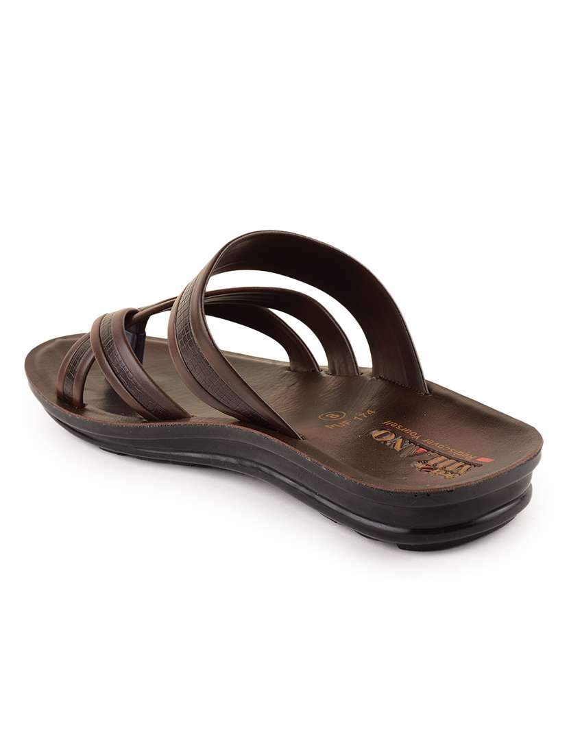 men solid slip on sandal - 21520332 -  Standard Image - 3