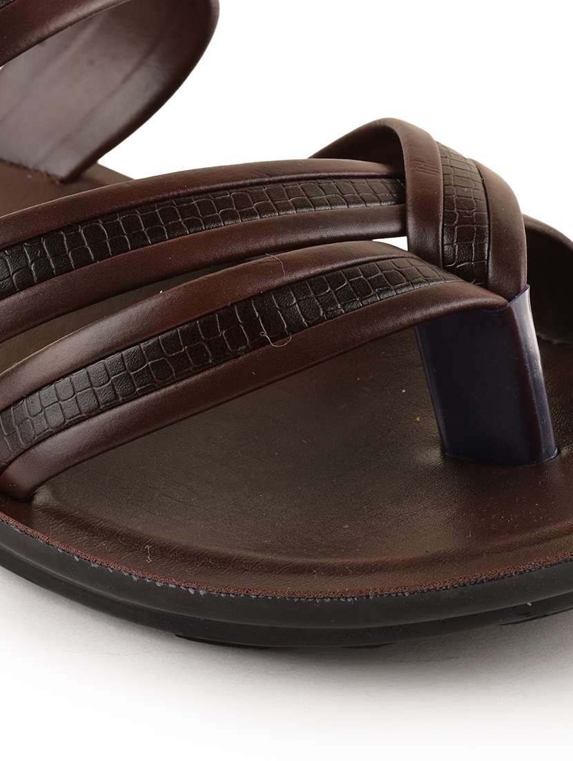 men solid slip on sandal - 21520332 -  Standard Image - 5