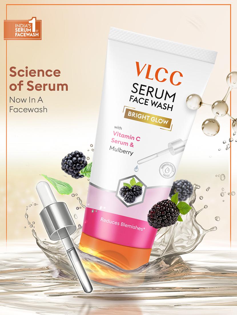 vlcc honey moisturiser - 100ml & bright glow serum facewash with vitamin c serum & mulberry - 100ml - 21520368 - Standard Image - 5