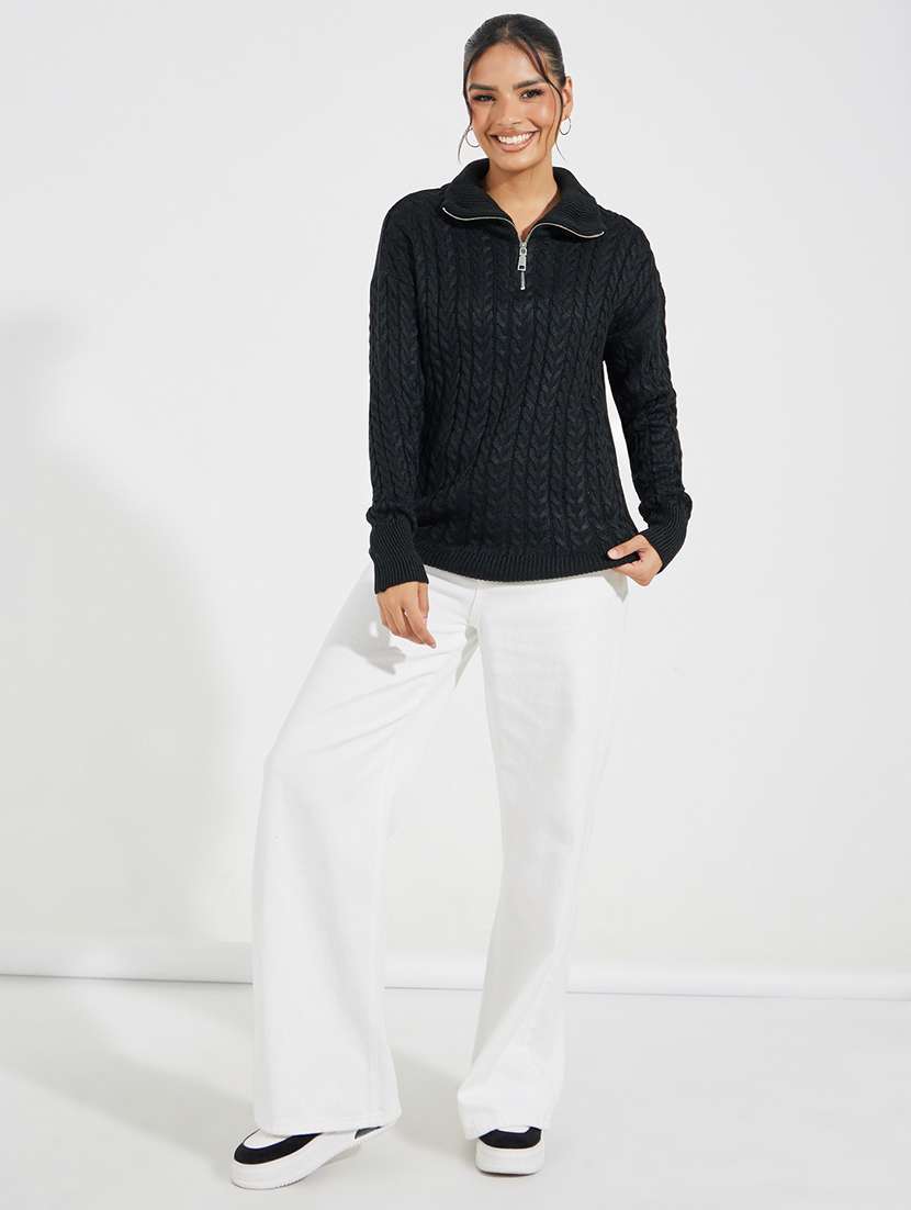 women long sleeve self-designed pullover - 21520416 -  Standard Image - 3