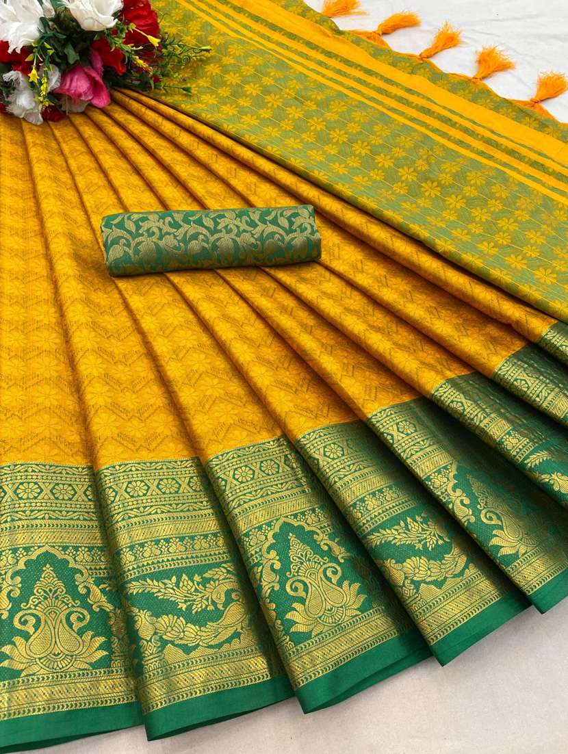 women self design dharmavaram saree - 21520566 -  Standard Image - 3