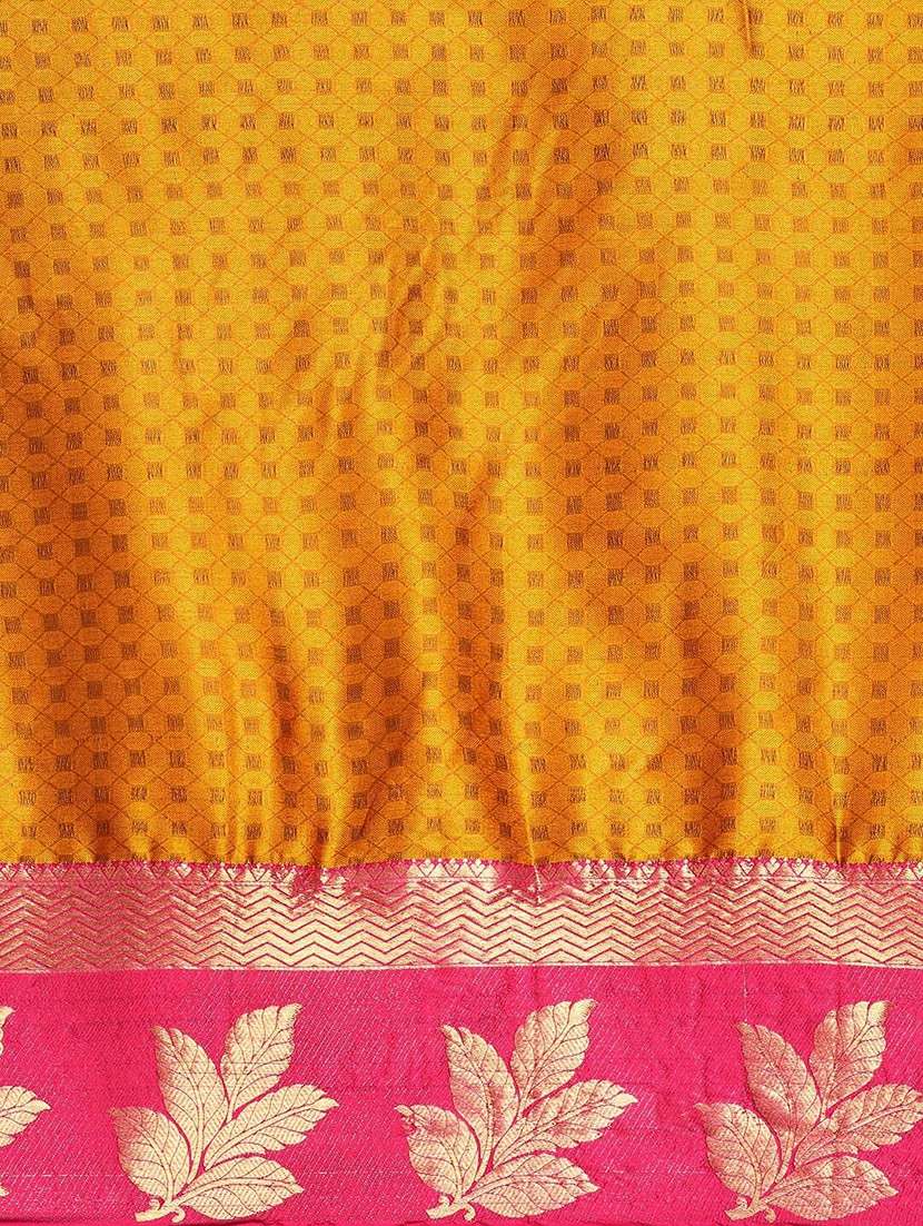 women self design dharmavaram zari bordered saree - 21520595 -  Standard Image - 5
