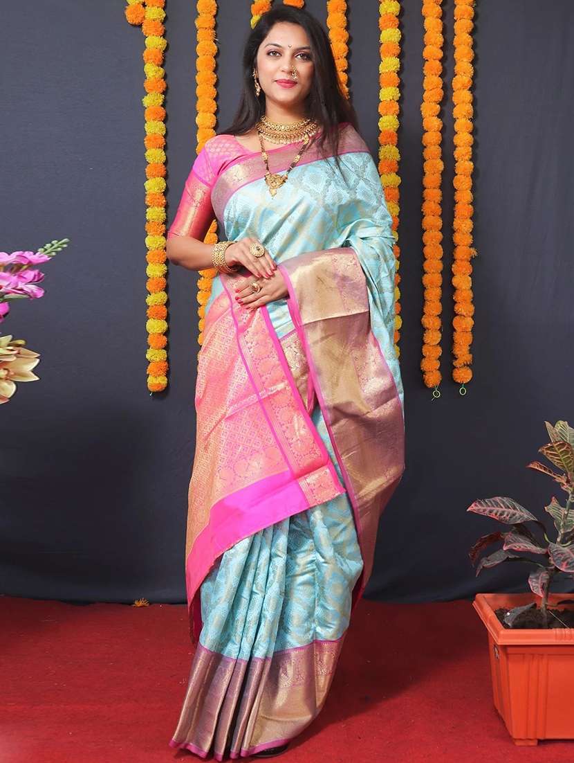 women self design banarasi saree - 21520605 - Zoom Image - 0
