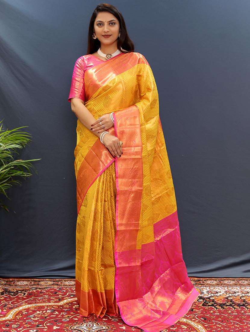 women self design banarasi saree