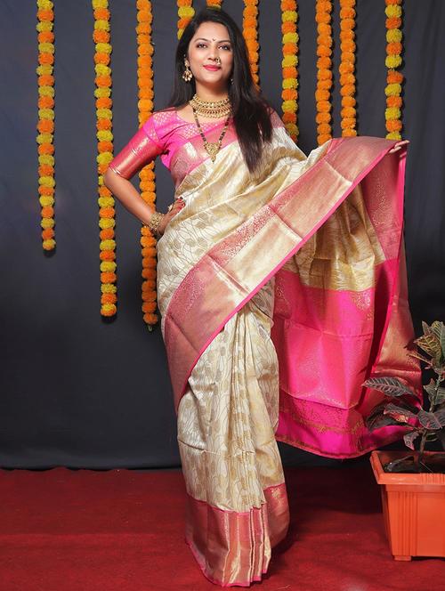 women self design banarasi saree - 21520629 - Standard Image - 0