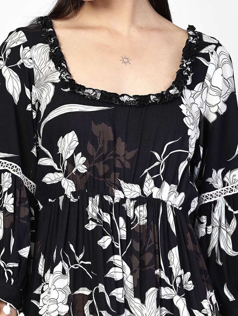 women floral printed tiered maxi dress - 21520722 -  Standard Image - 5