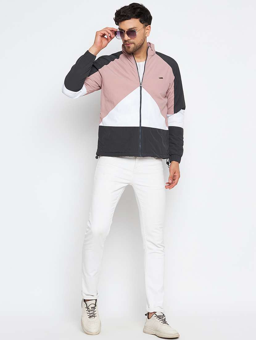 men multi colored nylon bomber jacket - 21520977 -  Standard Image - 3