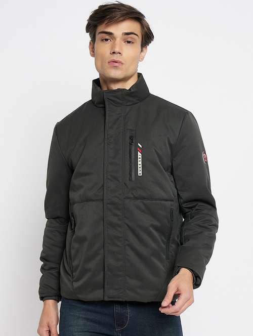 men long sleeve solid bomber jacket - 21521018 -  Standard Image - 0