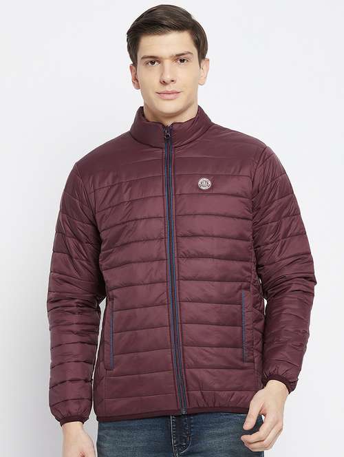 men solid long sleeve quilted jacket - 21521059 -  Standard Image - 0