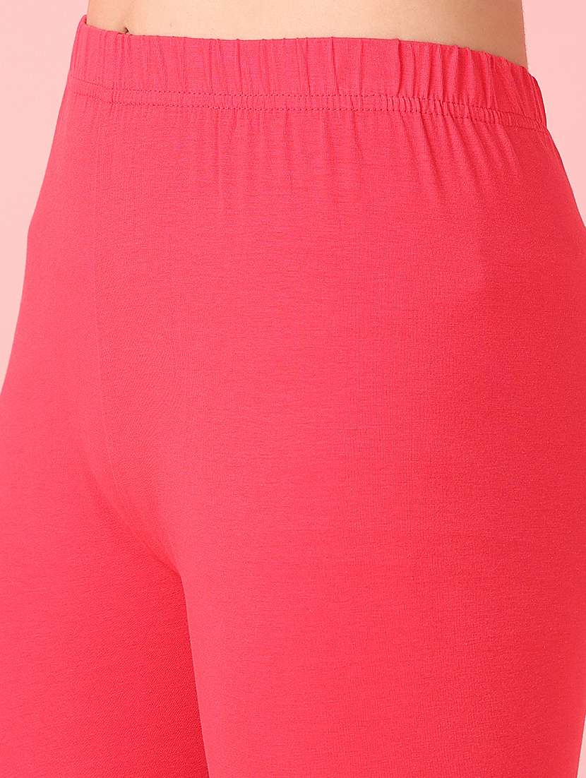 women solid cotton legging - 21521179 -  Standard Image - 5