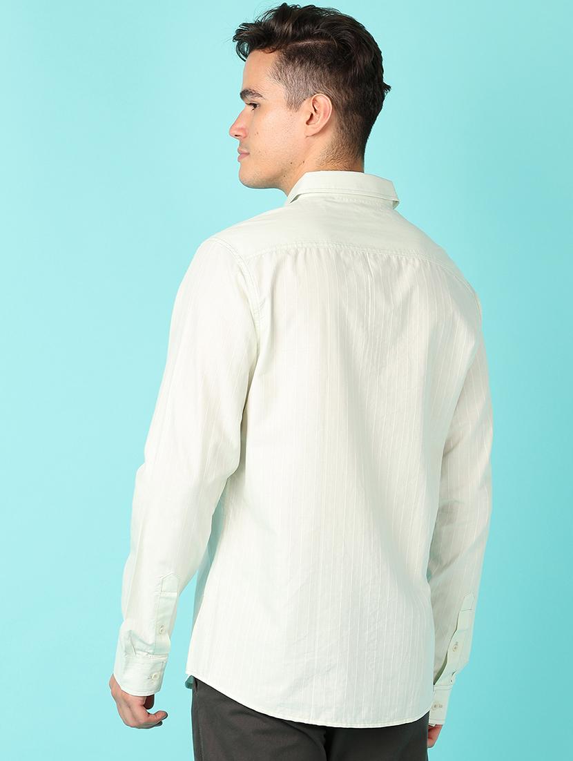 men solid long sleeve casual shirt - 21521194 - Standard Image - 3