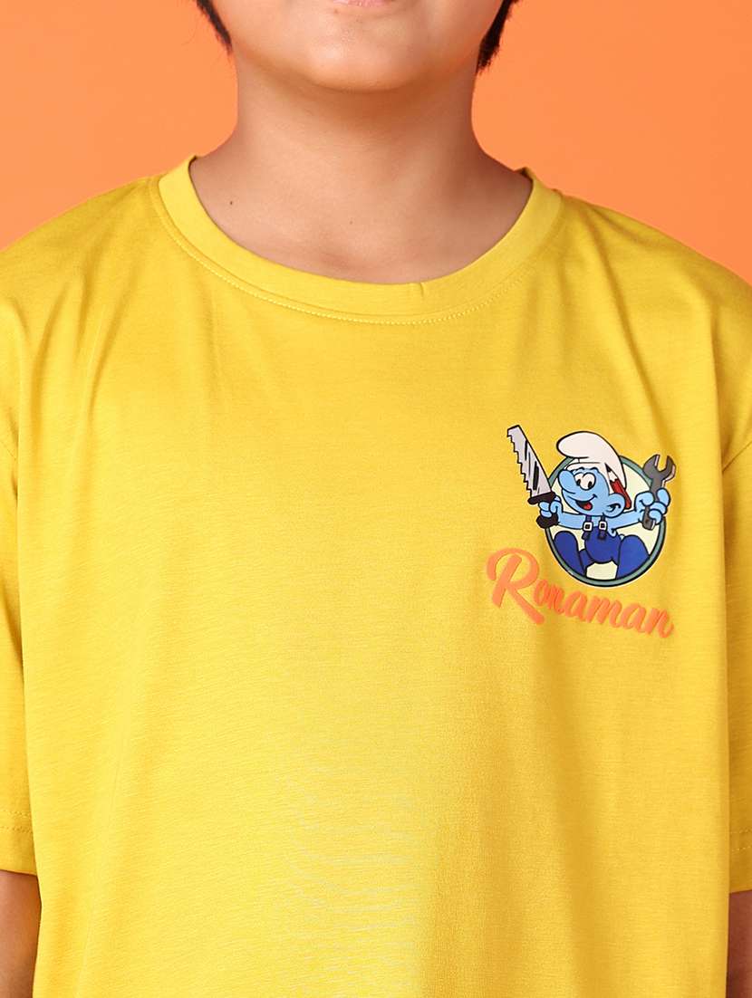 boys short sleeves front & back print t-shirt - 21521247 -  Standard Image - 5