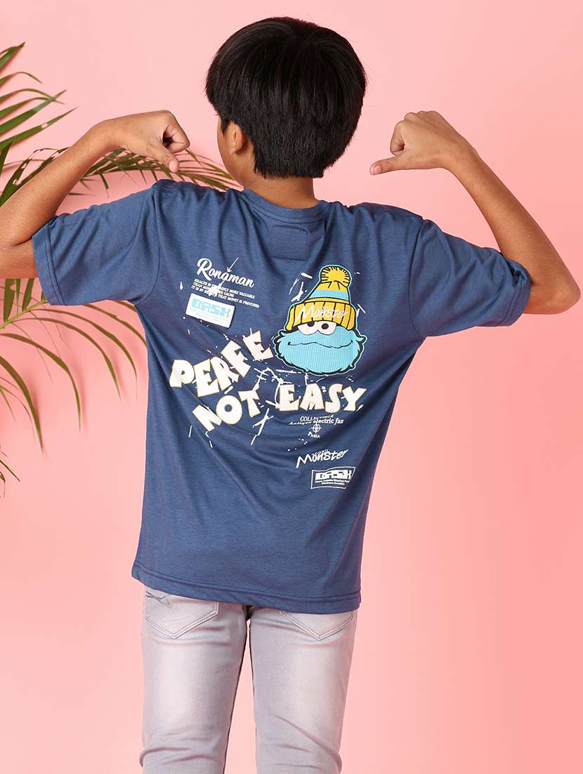 boys short sleeves front & back print t-shirt - 21521248 -  Standard Image - 3