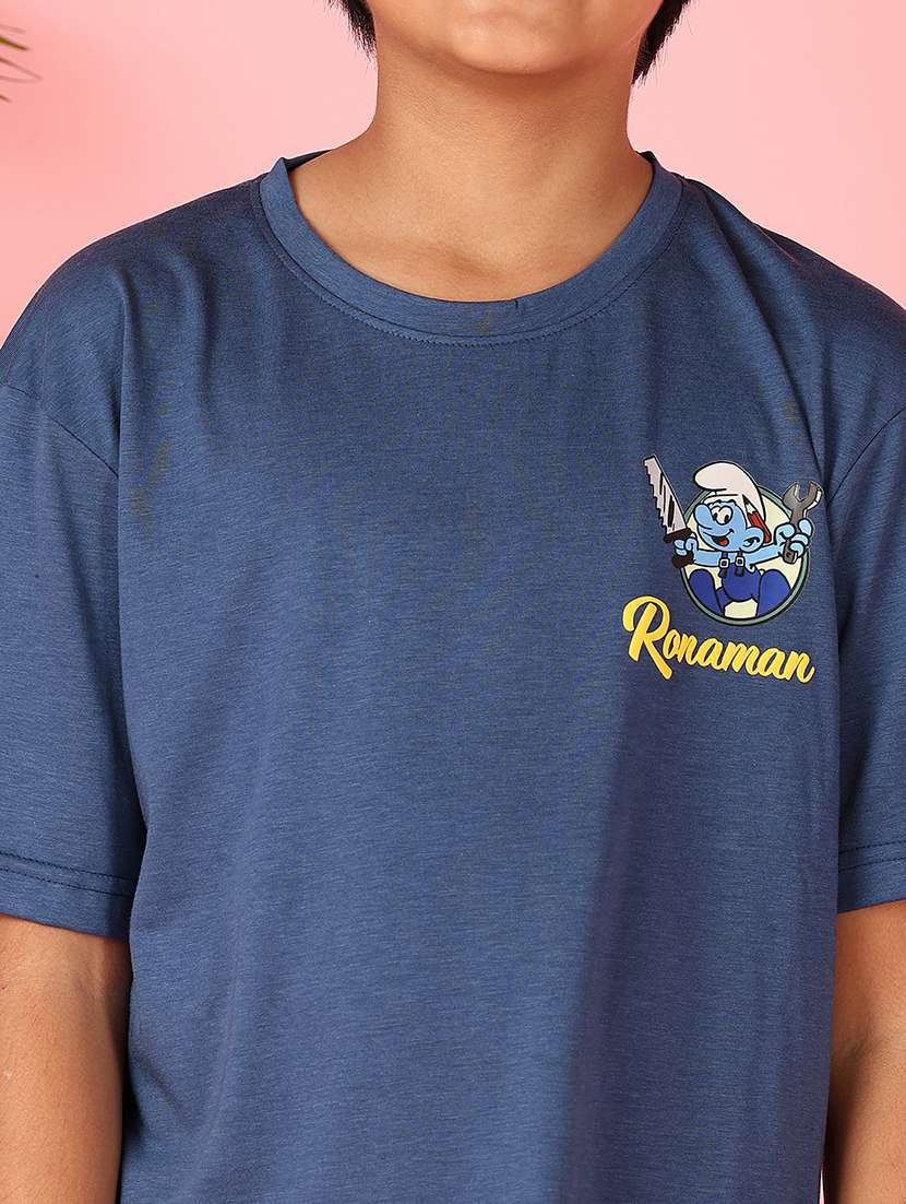 boys short sleeves front & back print t-shirt - 21521248 -  Standard Image - 5