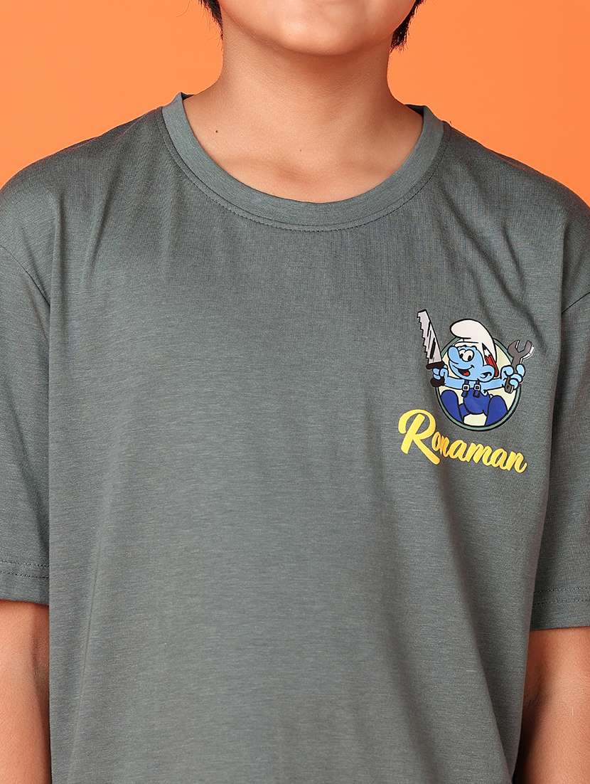 boys short sleeves front & back print t-shirt - 21521249 -  Standard Image - 5