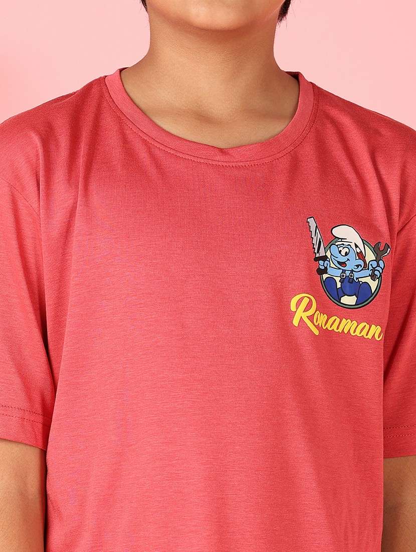 boys short sleeves front & back print t-shirt - 21521250 -  Standard Image - 5