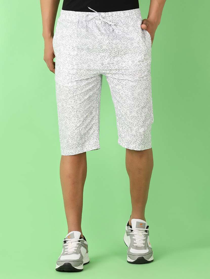 men mid rise printed three - fourth