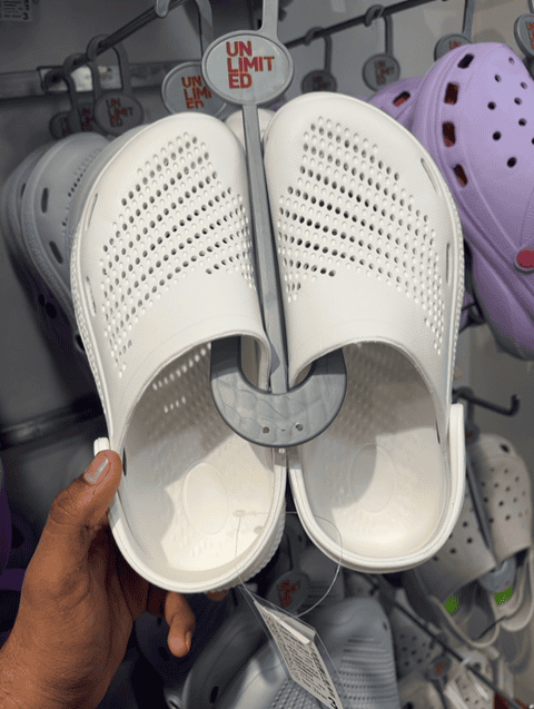 white eva slippers & flip flop - 21521327 -  Standard Image - 0
