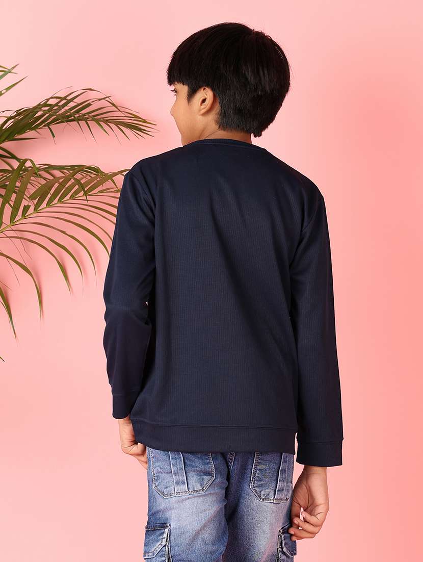 boys long sleeves solid t-shirt - 21521331 -  Standard Image - 3