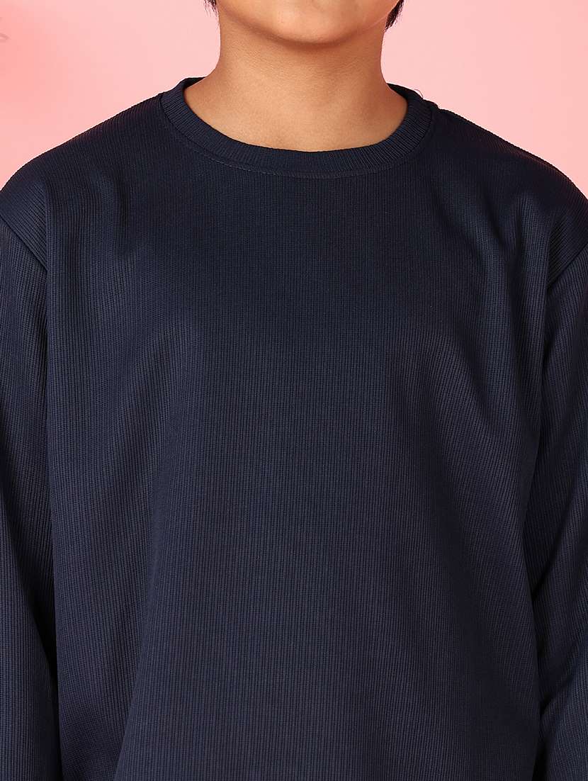 boys long sleeves solid t-shirt - 21521331 -  Standard Image - 5