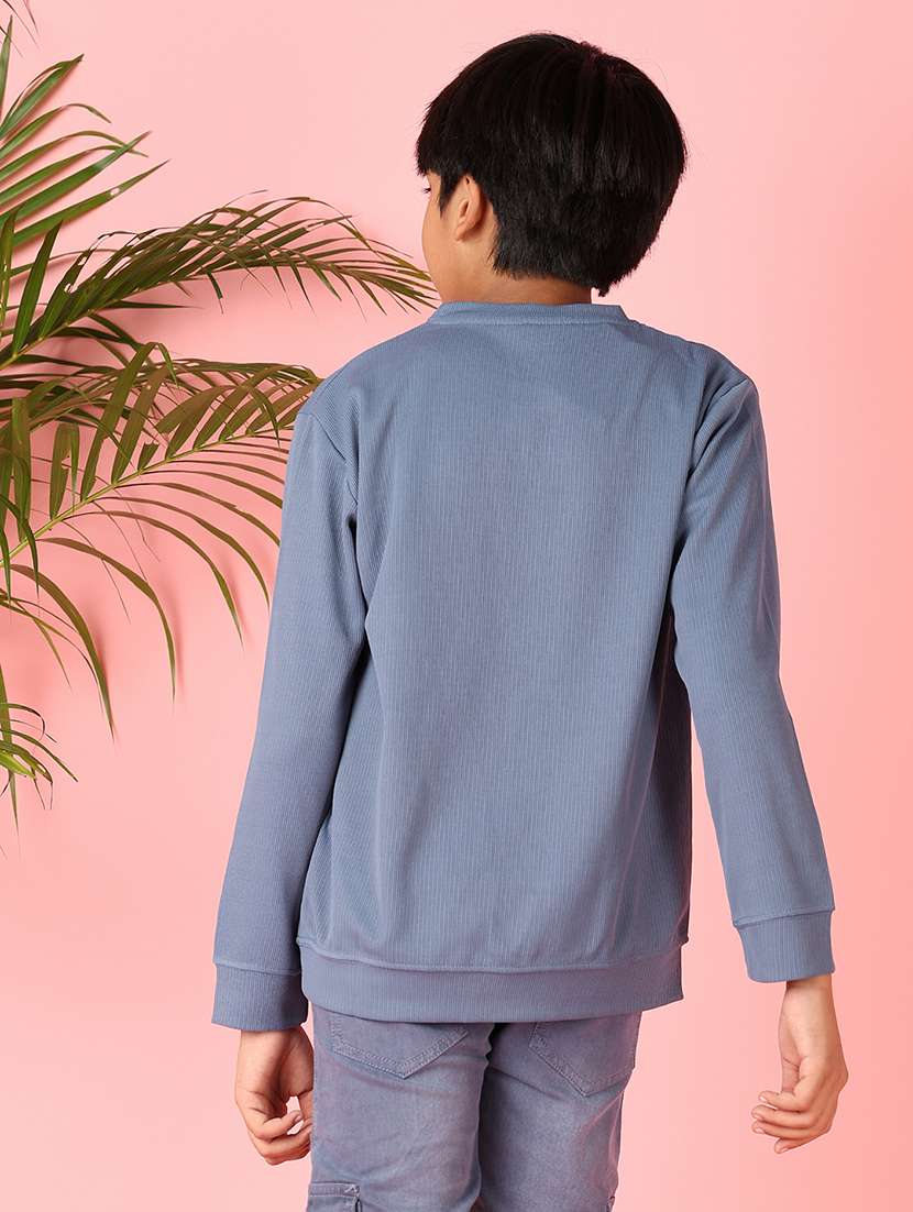 boys long sleeves solid t-shirt - 21521332 -  Standard Image - 3