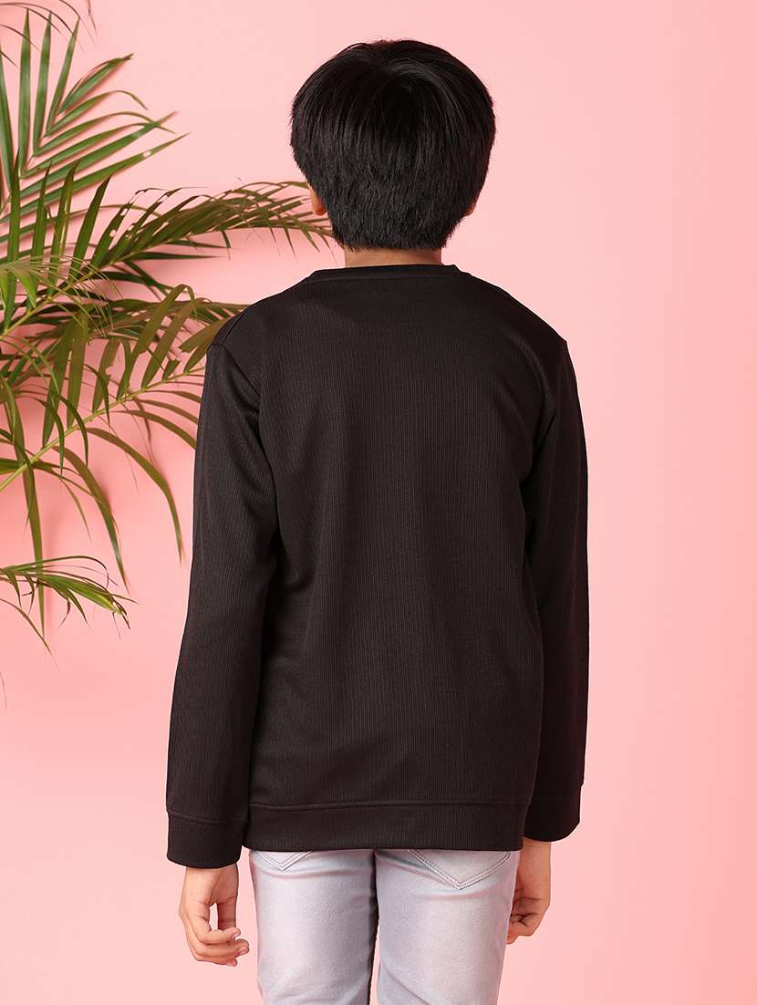 boys long sleeves solid t-shirt - 21521334 -  Standard Image - 3