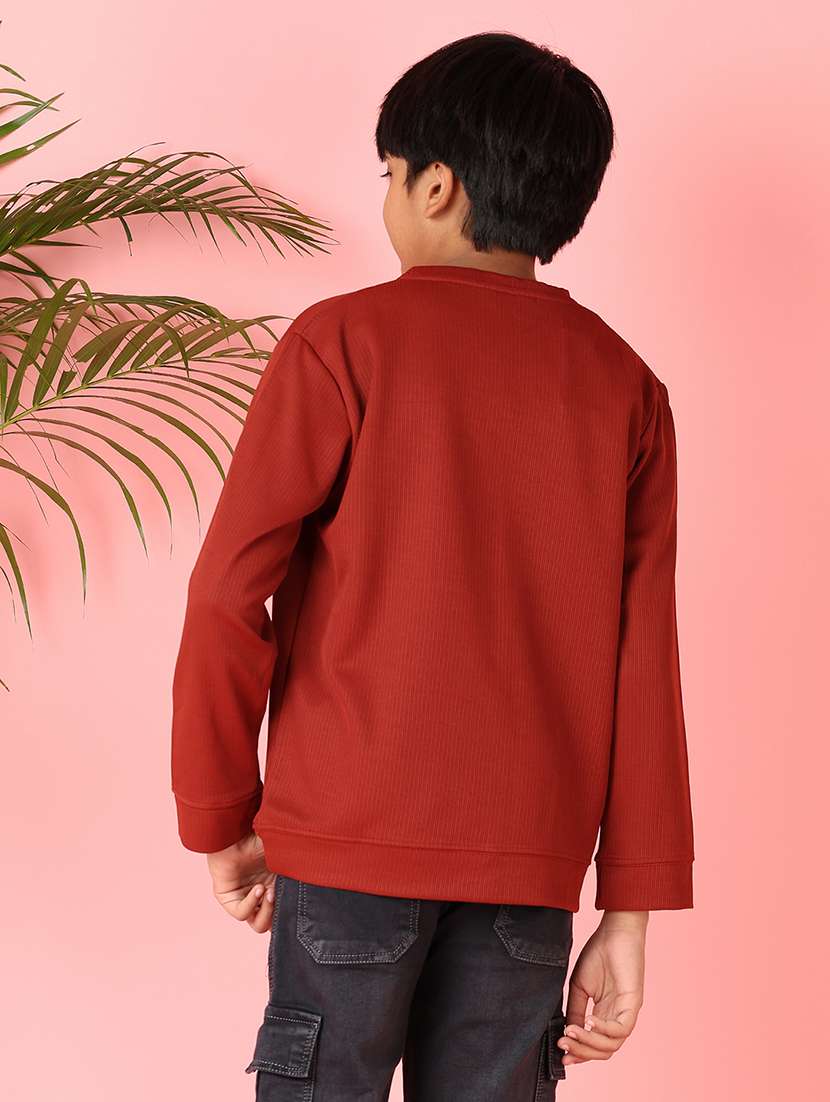 boys long sleeves solid t-shirt - 21521336 -  Standard Image - 3
