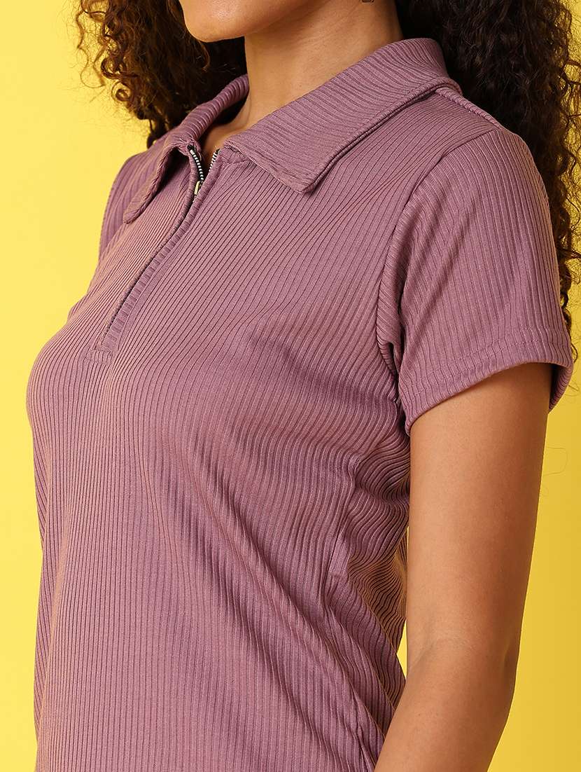 women purple cotton active wear co-ord set - 21521566 -  Standard Image - 5