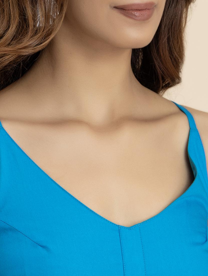 women solid sleeveless tiered dress - 21521974 - Standard Image - 5