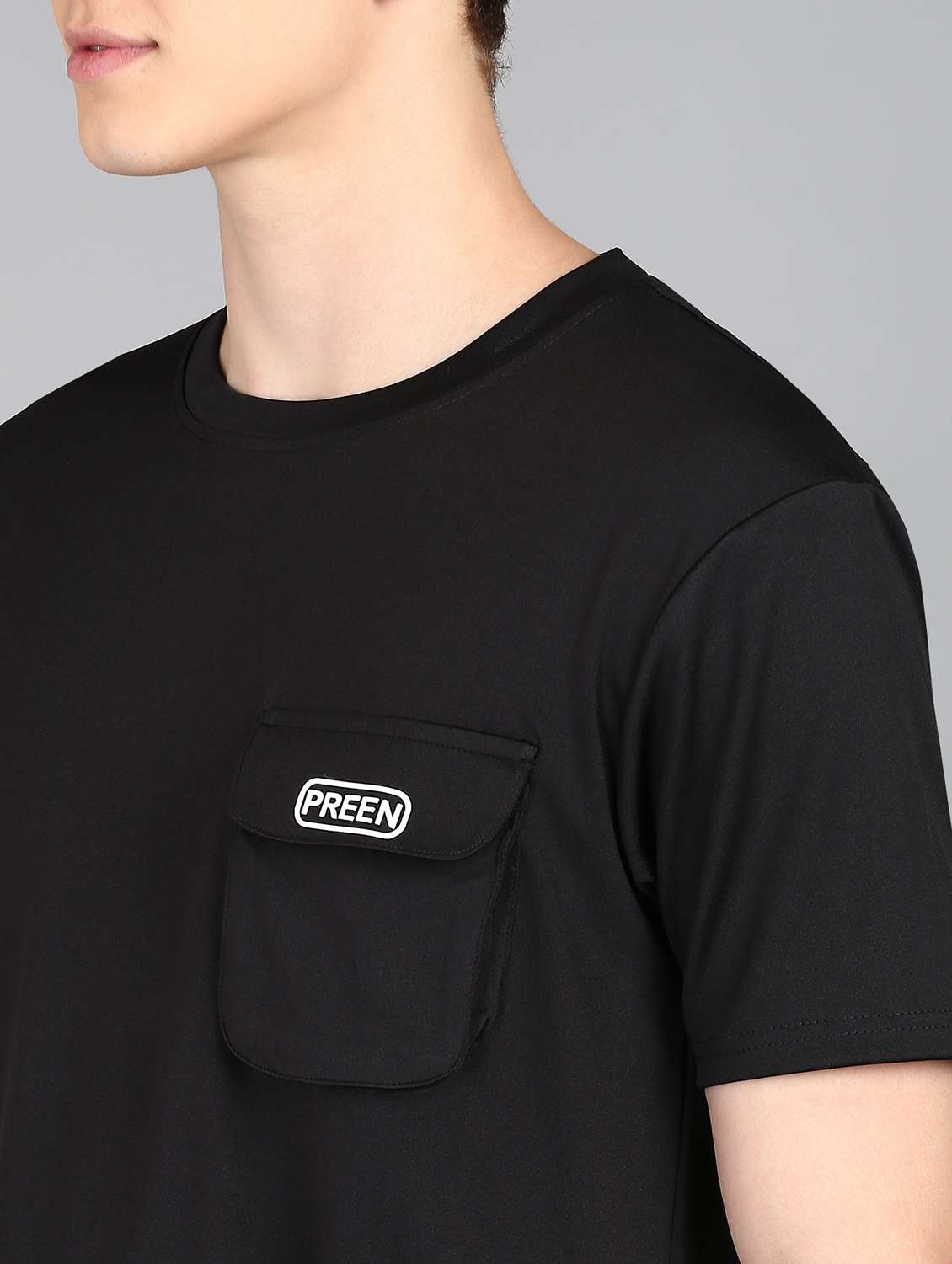 men solid full length track suit - 21522130 -  Standard Image - 3