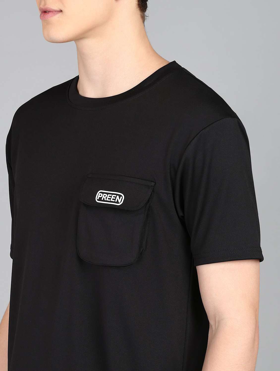 men solid full length track suit - 21522130 -  Standard Image - 3