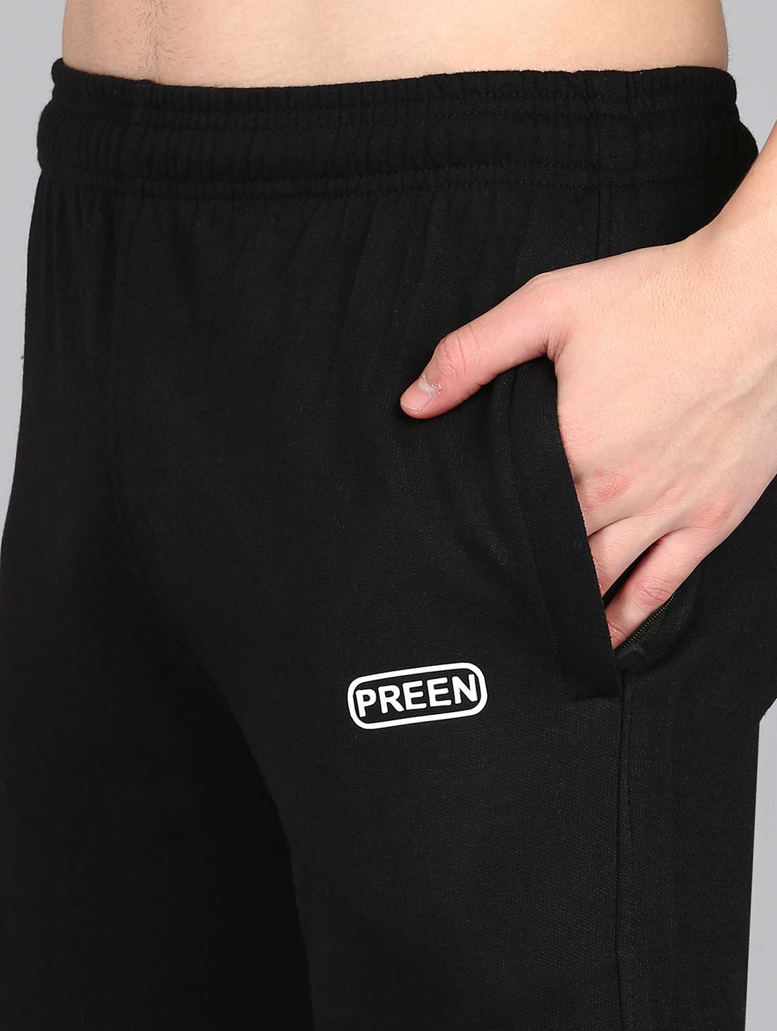 men placement printed full length track suit - 21522133 -  Standard Image - 3