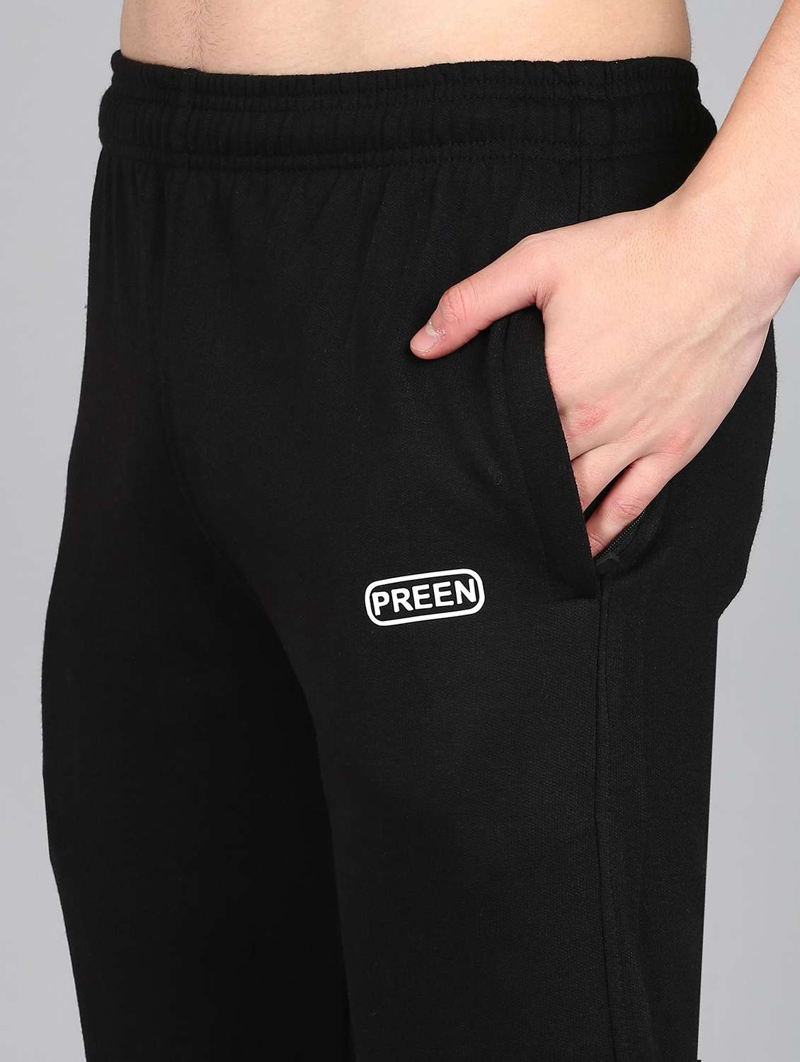 men placement printed full length track suit - 21522133 -  Standard Image - 3