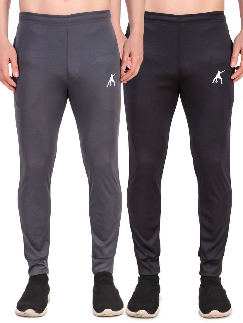 men pack of 2 full length track pants