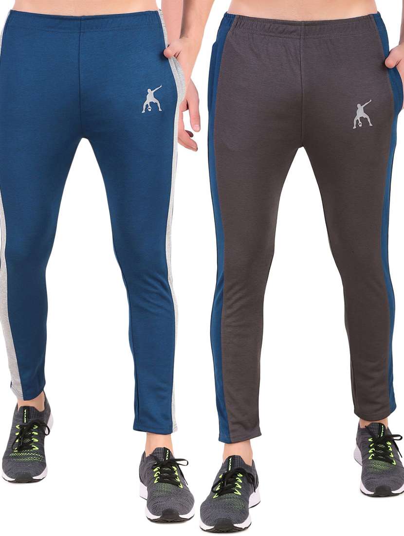 men pack of 2 full length track pants