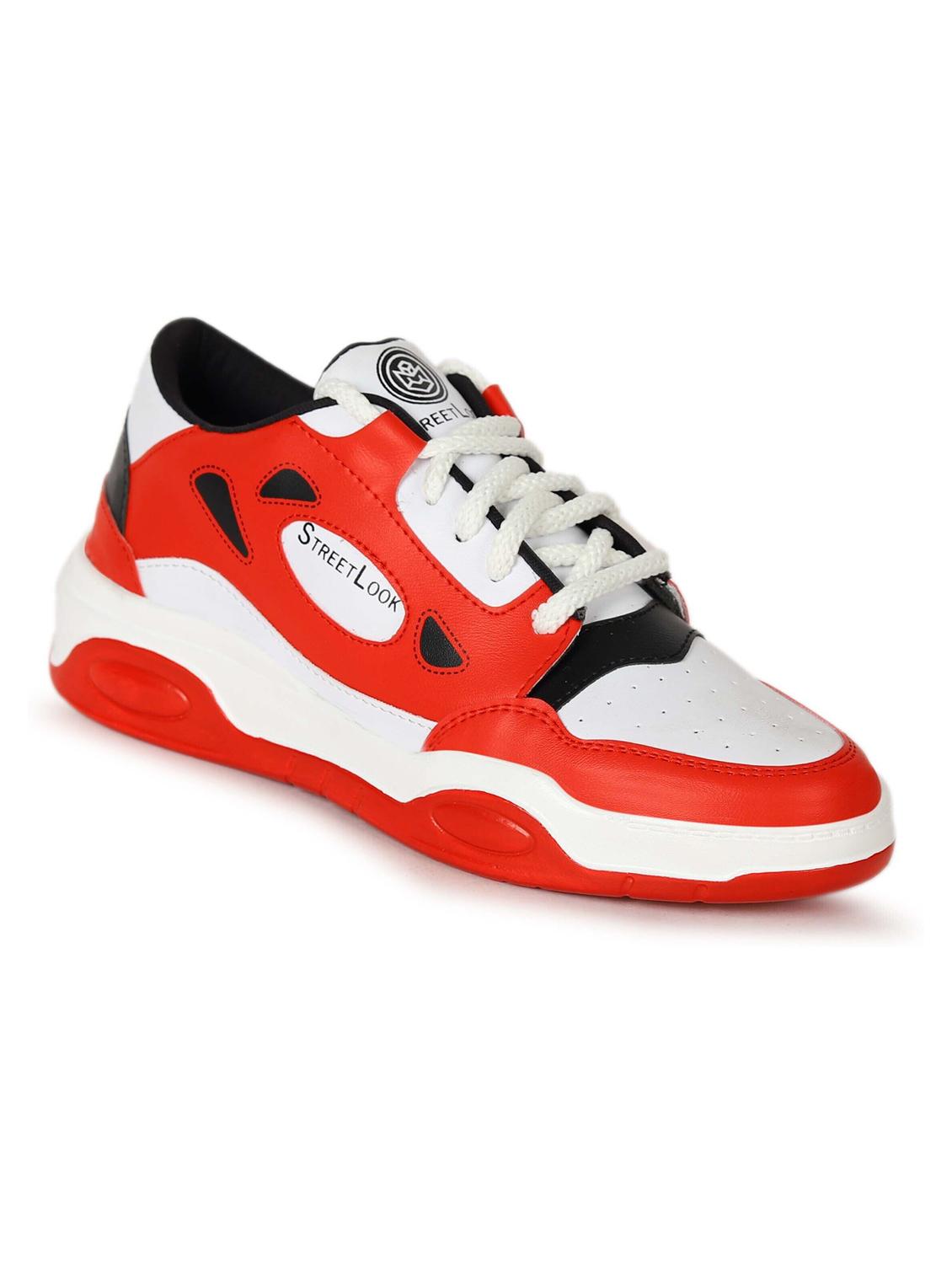 men red lace up sneakers - 21522346 - Zoom Image - 0