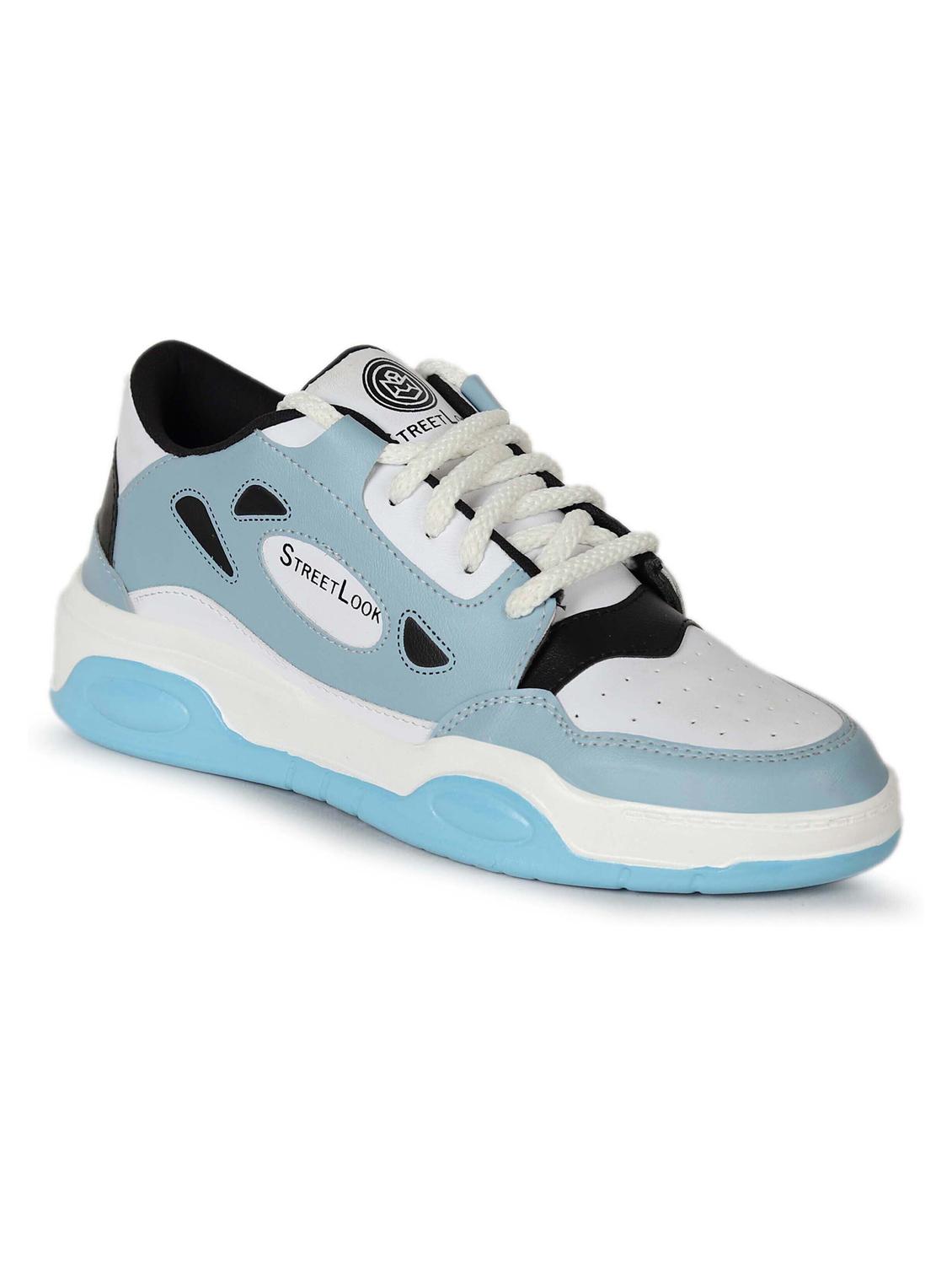 men light blue lace up sneaker - 21522347 - Zoom Image - 0