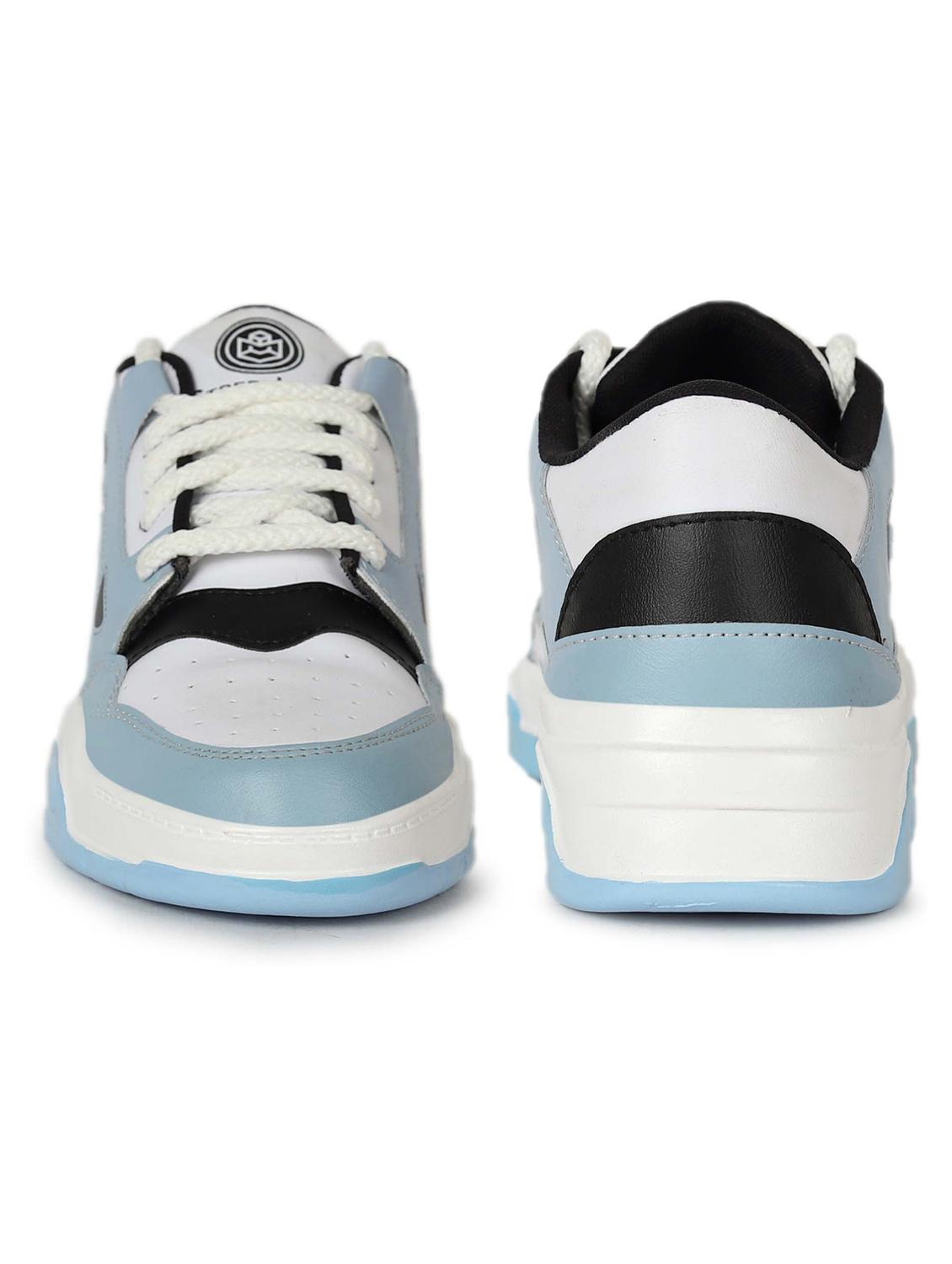 men light blue lace up sneaker - 21522347 - Standard Image - 3