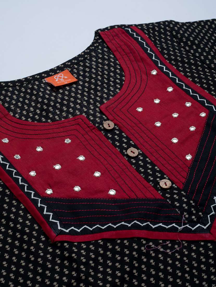 women black cotton nighty  - 21522405 -  Standard Image - 3