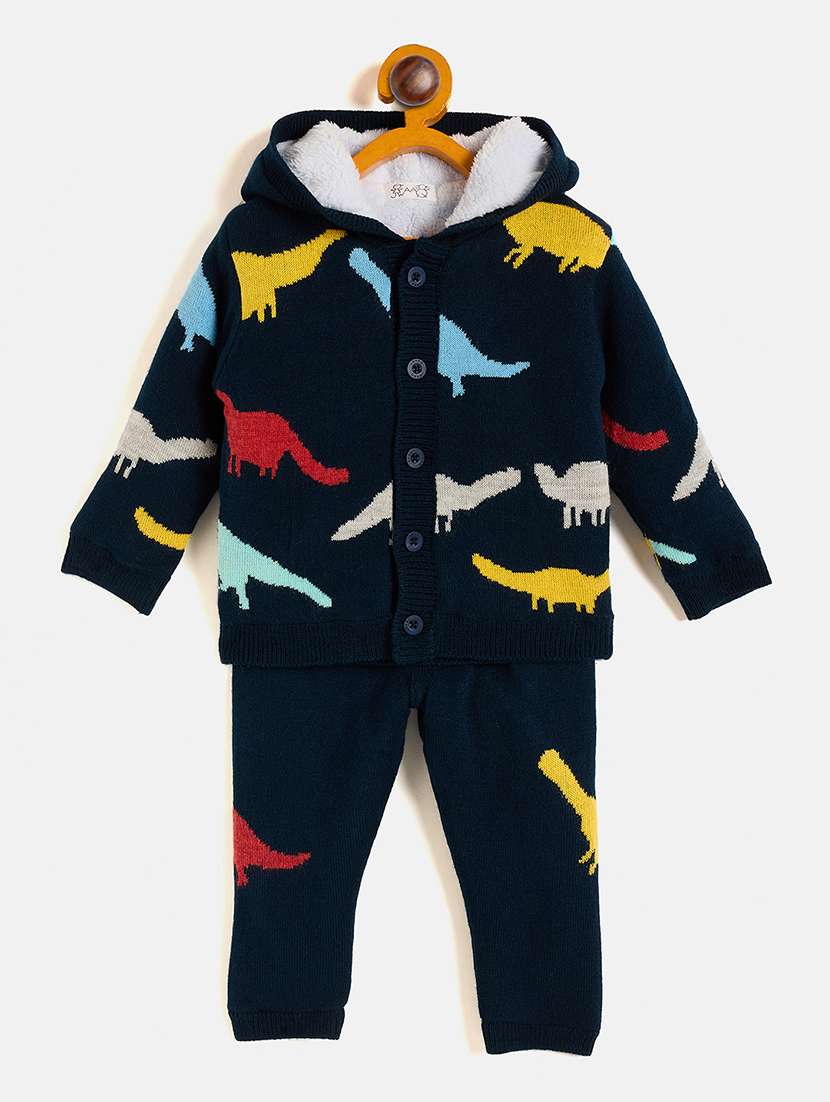 kids long sleeves sweater with joggers set