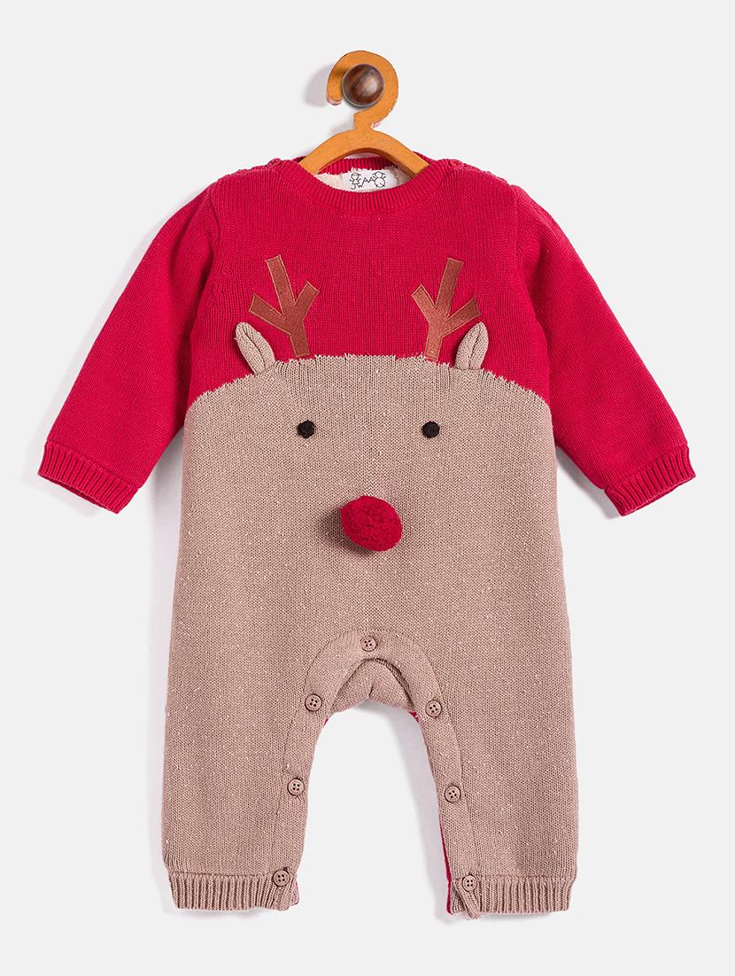 kids long sleeves self design rompers - 21522700 - Zoom Image - 0
