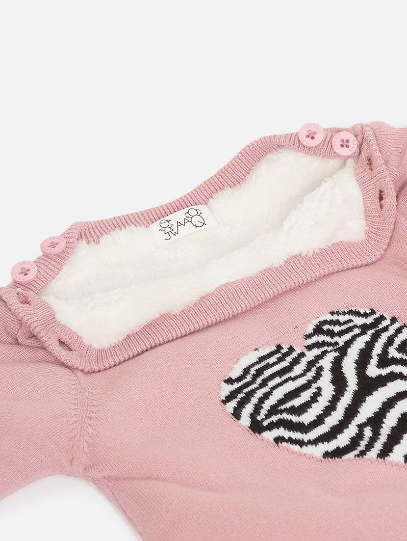 kids long sleeves self design rompers - 21522734 - Standard Image - 3