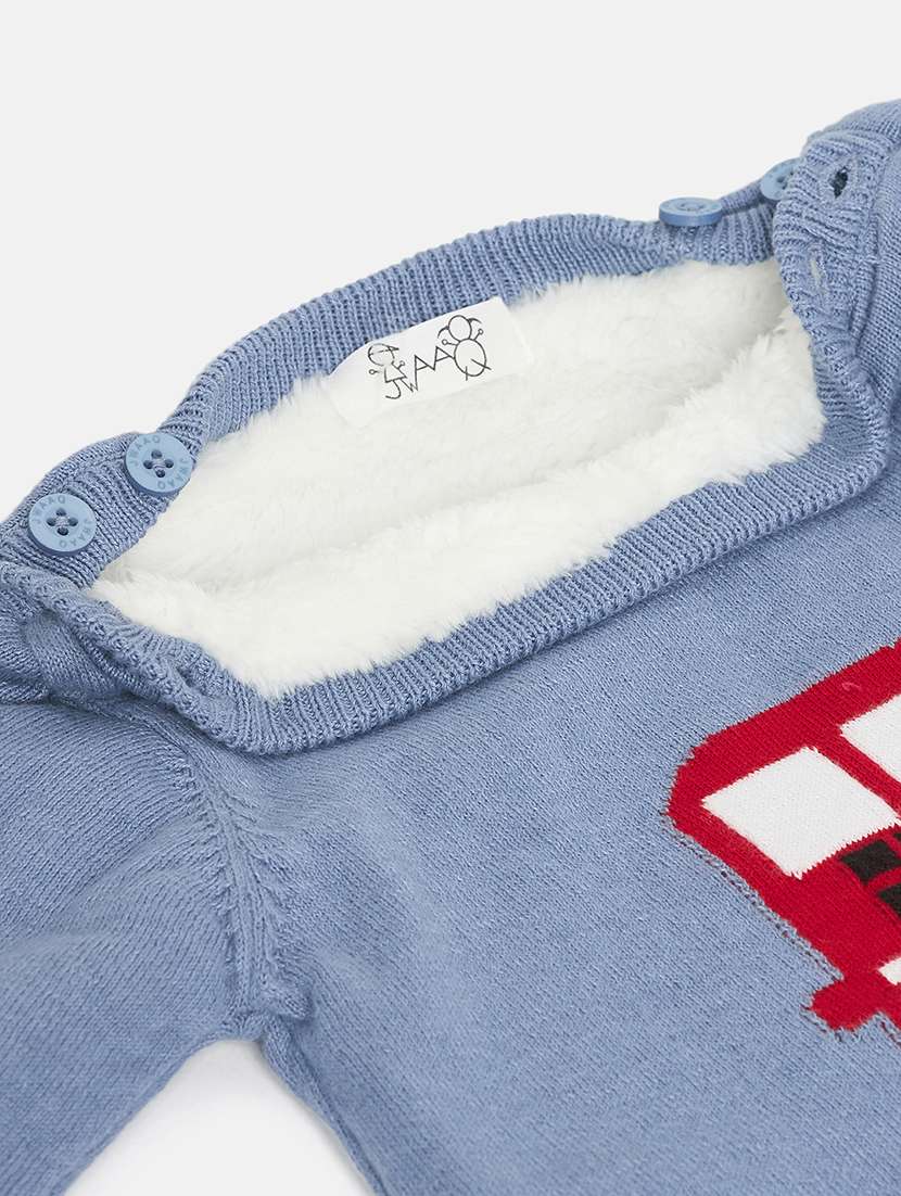 kids long sleeves self design rompers - 21522736 - Standard Image - 3