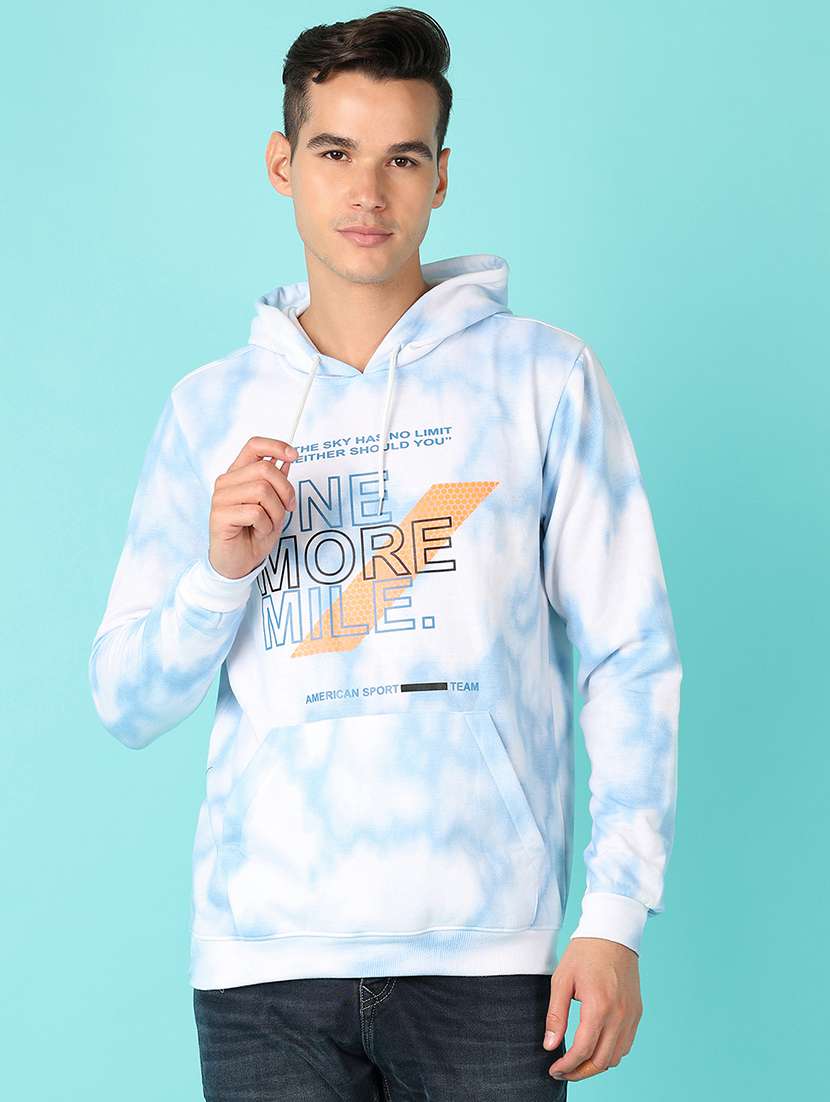 men long sleeves printed sweatshirt