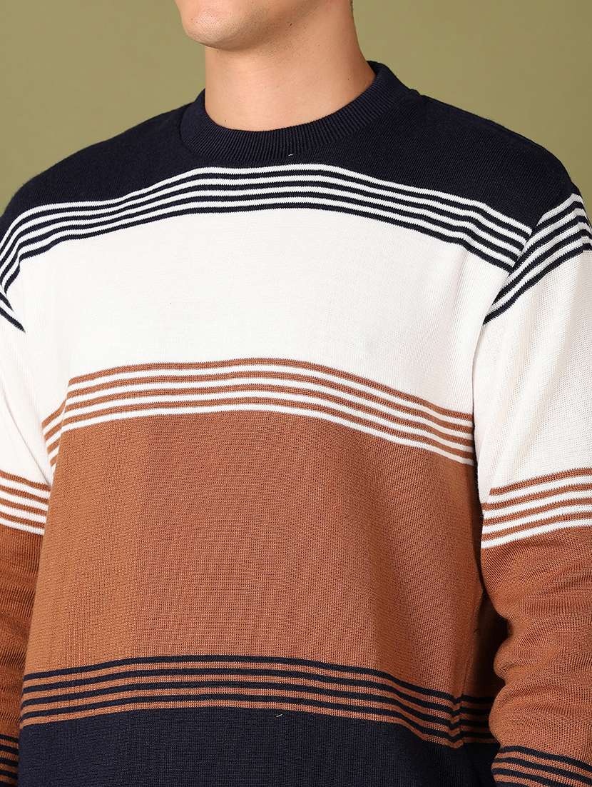 men self design long sleeve pullover - 21522831 -  Standard Image - 5