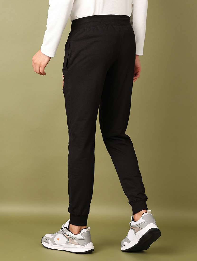 men mid rise placement print jogger - 21522950 - Standard Image - 3