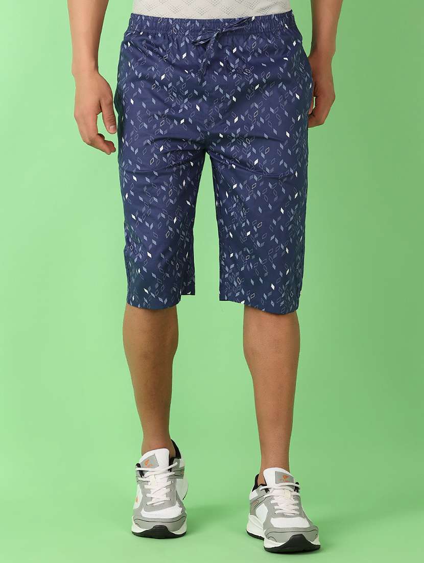 men mid rise printed three - fourth
