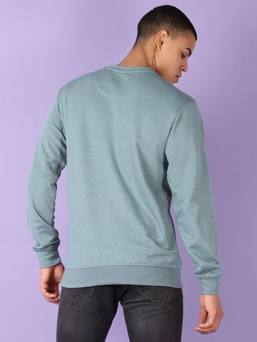 men long sleeves plain sweatshirt - 21522982 -  Standard Image - 3