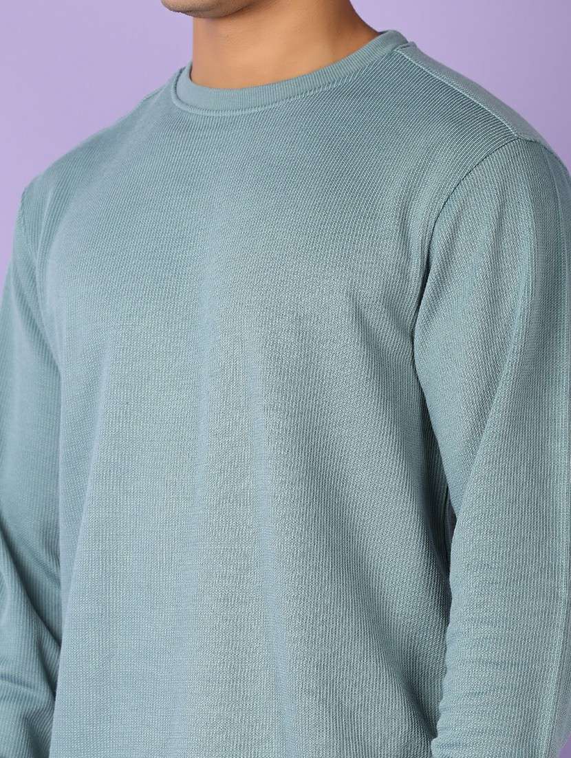men long sleeves plain sweatshirt - 21522982 -  Standard Image - 5